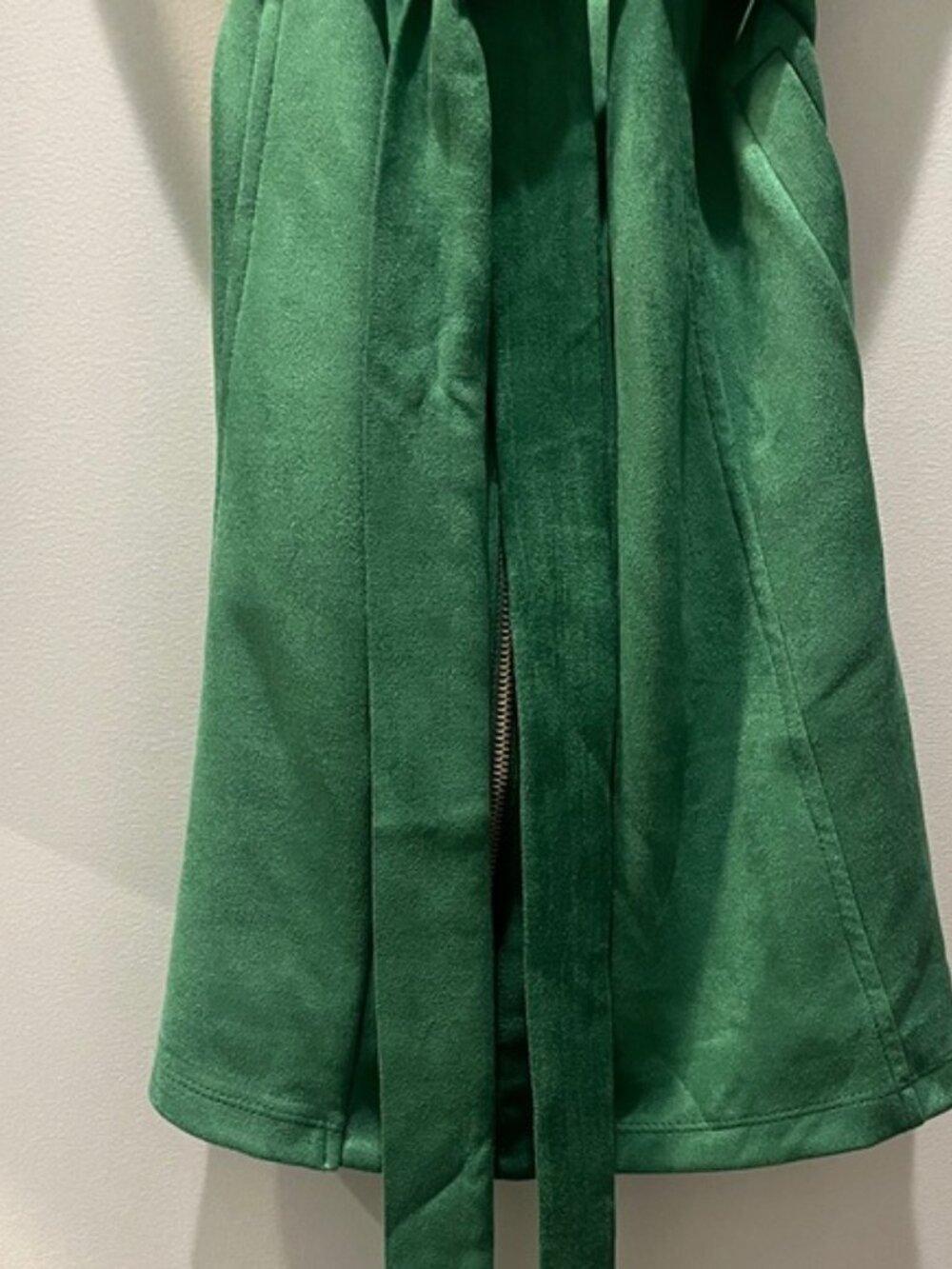 NWT Love Tree Green Belted Jacket - Picture 4 of 6
